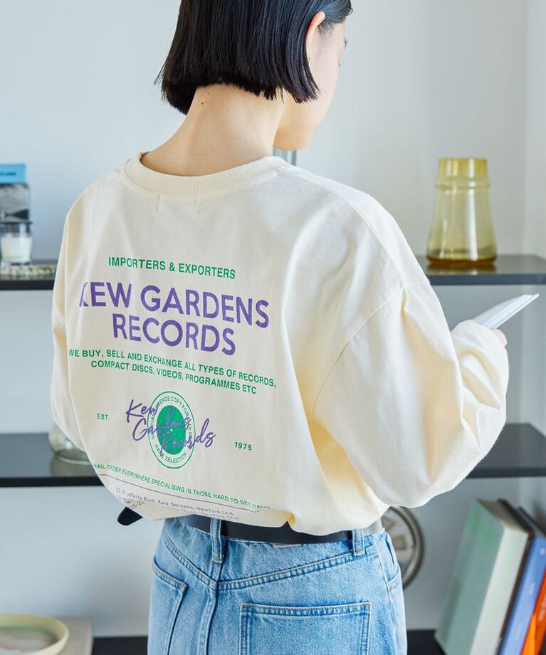 AMERICAN HOLIC「RECORDSロングTシャツ/チュニック」|Tシャツ・カットソー|