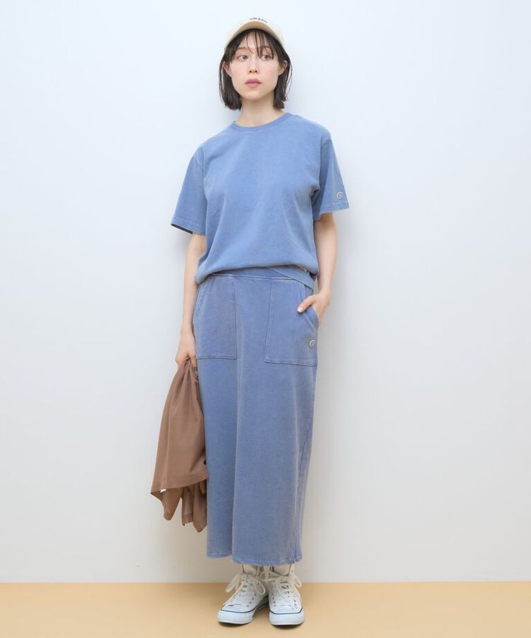 AMERICAN HOLIC「DISCUS パウダーブリーチ加工Tシャツ」|Tシャツ・カットソー|