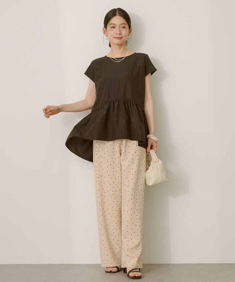 AMERICAN HOLIC「ペプラムノースリーブブラウス【WEB限定カラー有り】」|シャツ・ブラウス|