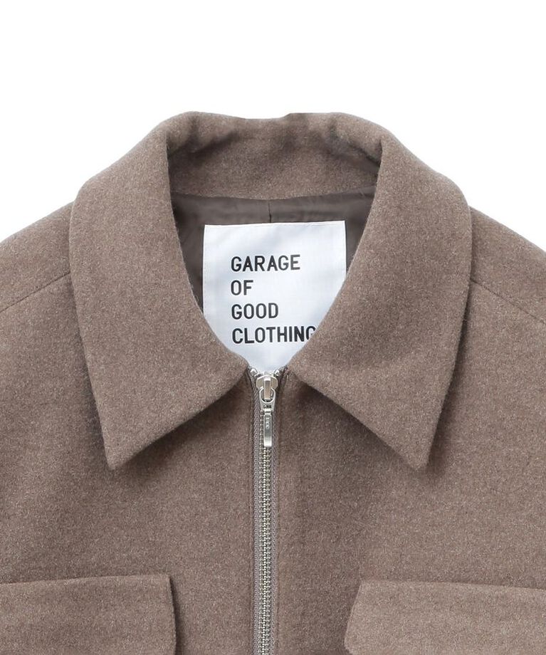 GARAGE OF GOOD CLOTHING「ZIP付シャツジャケット」|テーラードジャケット|