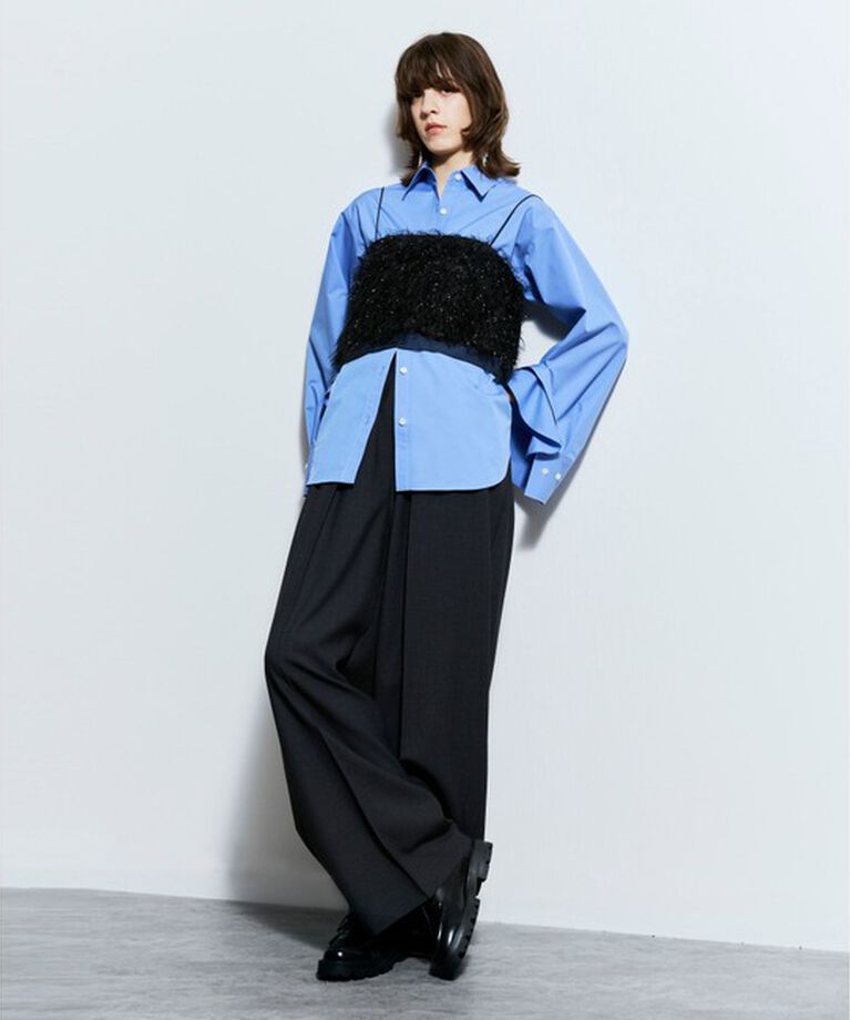 allureville「ギャバタックモダンワイドパンツ」|その他|