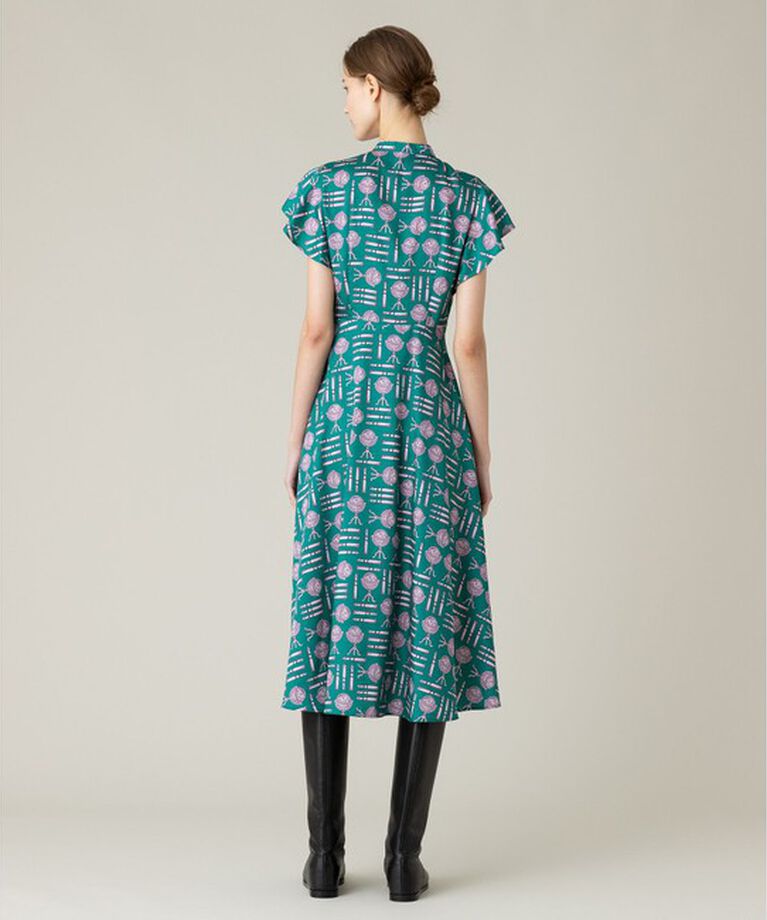 LOULOU WILLOUGHBY「【LOULOU WILLOUGHBY】グローブプリント ワンピース」|ワンピース|