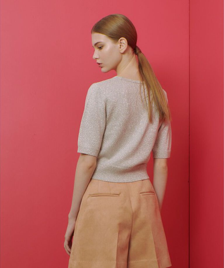 LOULOU WILLOUGHBY「【LOULOU WILLOUGHBY】ラメメランジェプルオーバー」|ニット・セーター|