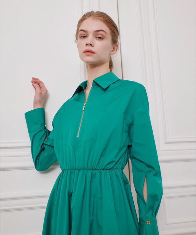 LOULOU WILLOUGHBY「【LOULOU WILLOUGHBY】ボリュームギャザーシャツワンピース」|ワンピース|