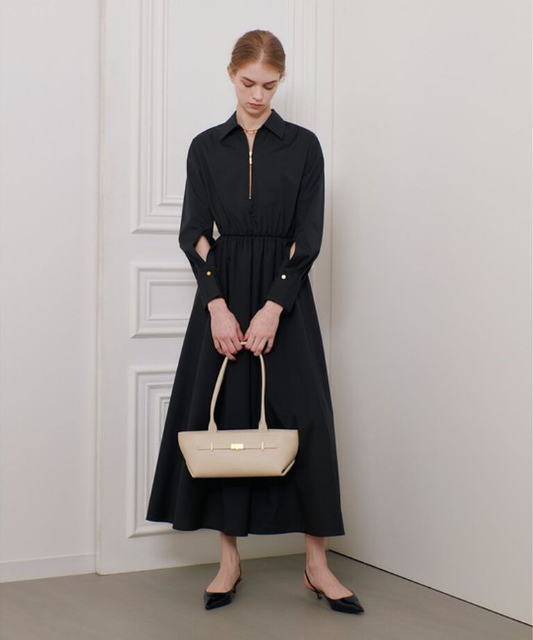 LOULOU WILLOUGHBY「【LOULOU WILLOUGHBY】ボリュームギャザーシャツワンピース」|ワンピース|
