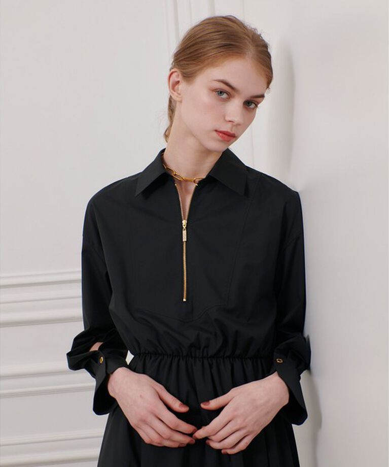 LOULOU WILLOUGHBY「【LOULOU WILLOUGHBY】ボリュームギャザーシャツワンピース」|ワンピース|