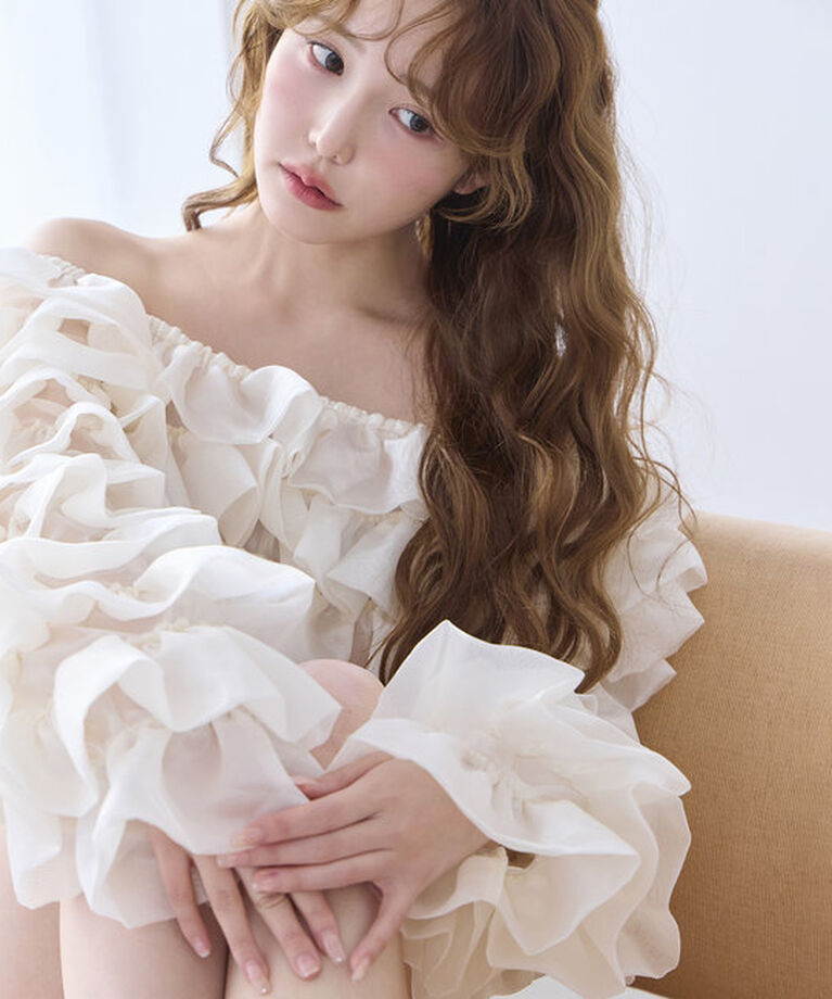  「【Dreamy collection】オーガンジーフリルブラウス」|シャツ・ブラウス|