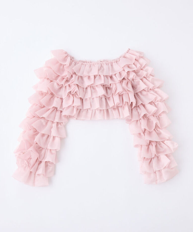  「【Dreamy collection】オーガンジーフリルブラウス」|シャツ・ブラウス|
