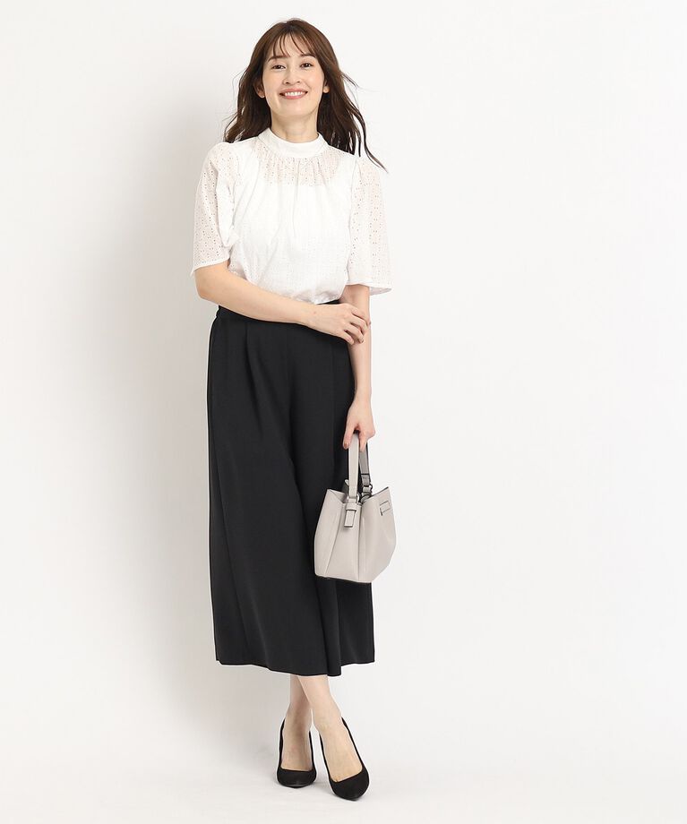 COUP DE CHANCE「【洗える／日本製】夏スタイルが華やく！ローンレース素材のブラウス」|シャツ・ブラウス|