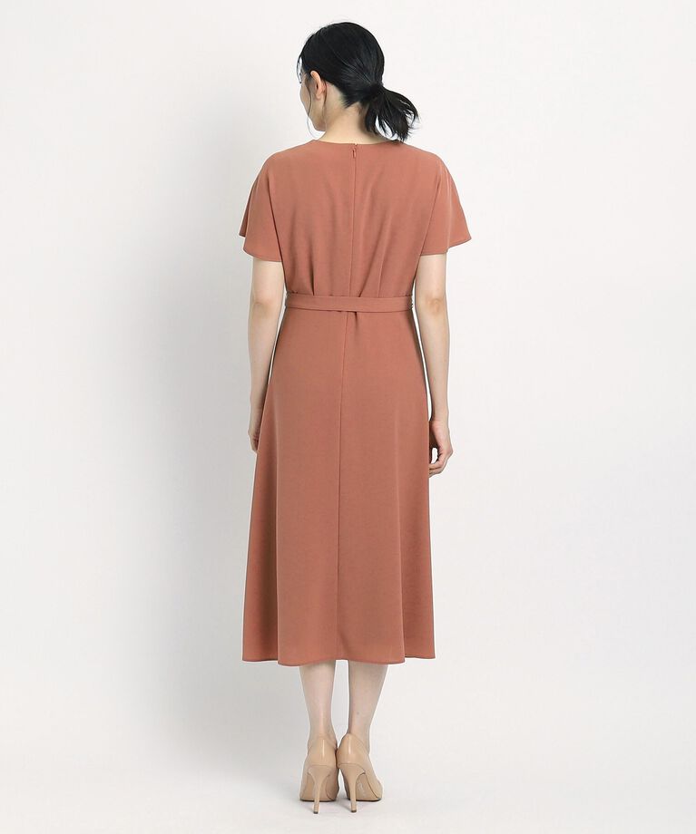 COUP DE CHANCE「【洗える／日本製／清涼感】夏におすすめ！女性らしいカシュクール風デザインワンピース」|ワンピース|