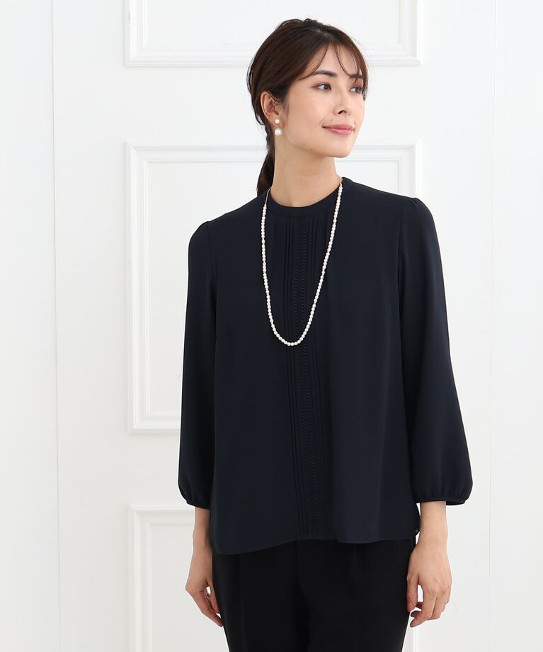 Reflect「【春SALE/マシンウォッシュ可】フロントレースブラウス」|シャツ・ブラウス|