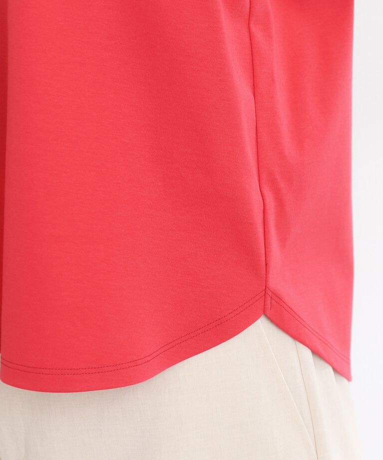 Reflect「【接触冷感／マシンウォッシュ可】キレイめラグランスリーブジャージ」|Tシャツ・カットソー|