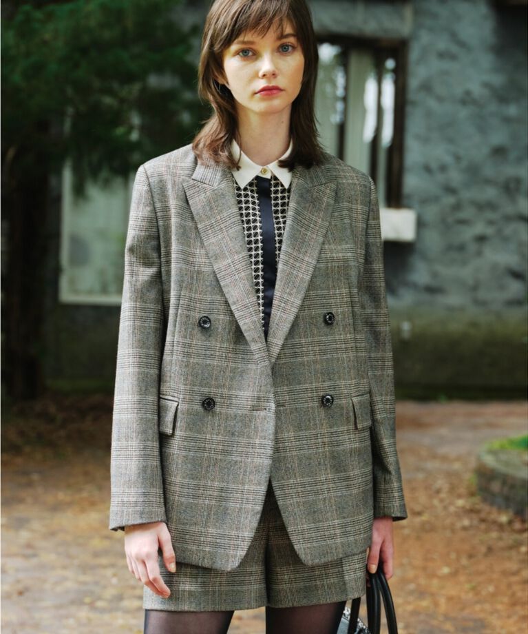 DRESSTERIOR「グレンチェックSet UPショートパンツ」|その他|