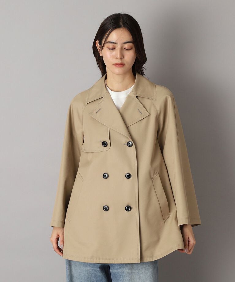 DRESSTERIOR「【撥水加工】Aラインショートトレンチジャケット」|トレンチコート|