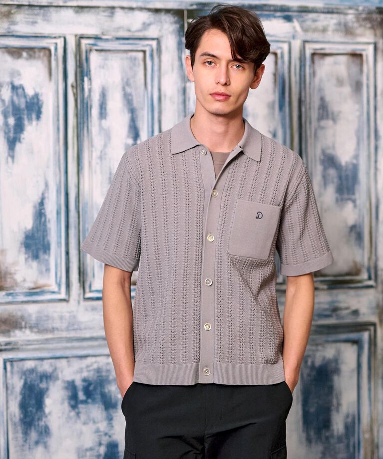 DRESSTERIOR「【Safari5月号掲載】オーガニックコットン キューバニットシャツ」|ニット・セーター|