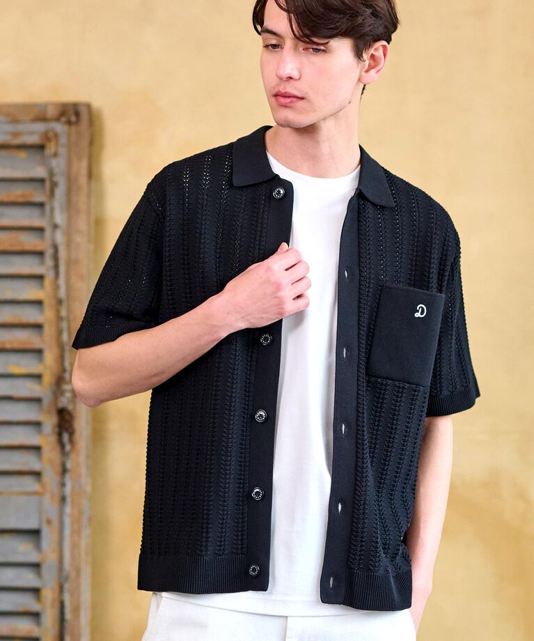 DRESSTERIOR「【Safari5月号掲載】オーガニックコットン キューバニットシャツ」|ニット・セーター|