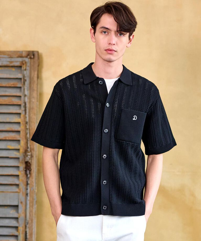DRESSTERIOR「【Safari5月号掲載】オーガニックコットン キューバニットシャツ」|ニット・セーター|