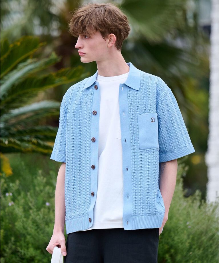 DRESSTERIOR「【Safari5月号掲載】オーガニックコットン キューバニットシャツ」|ニット・セーター|