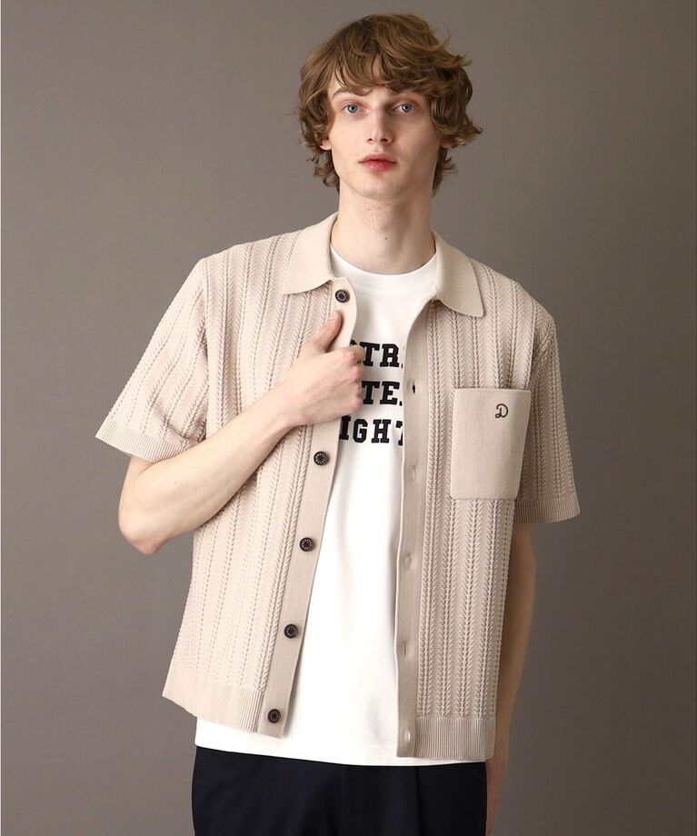 DRESSTERIOR「【Safari5月号掲載】オーガニックコットン キューバニットシャツ」|ニット・セーター|
