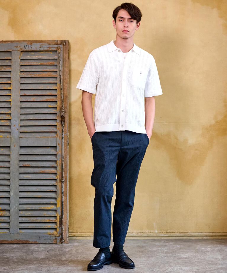 DRESSTERIOR「【Safari5月号掲載】オーガニックコットン キューバニットシャツ」|ニット・セーター|