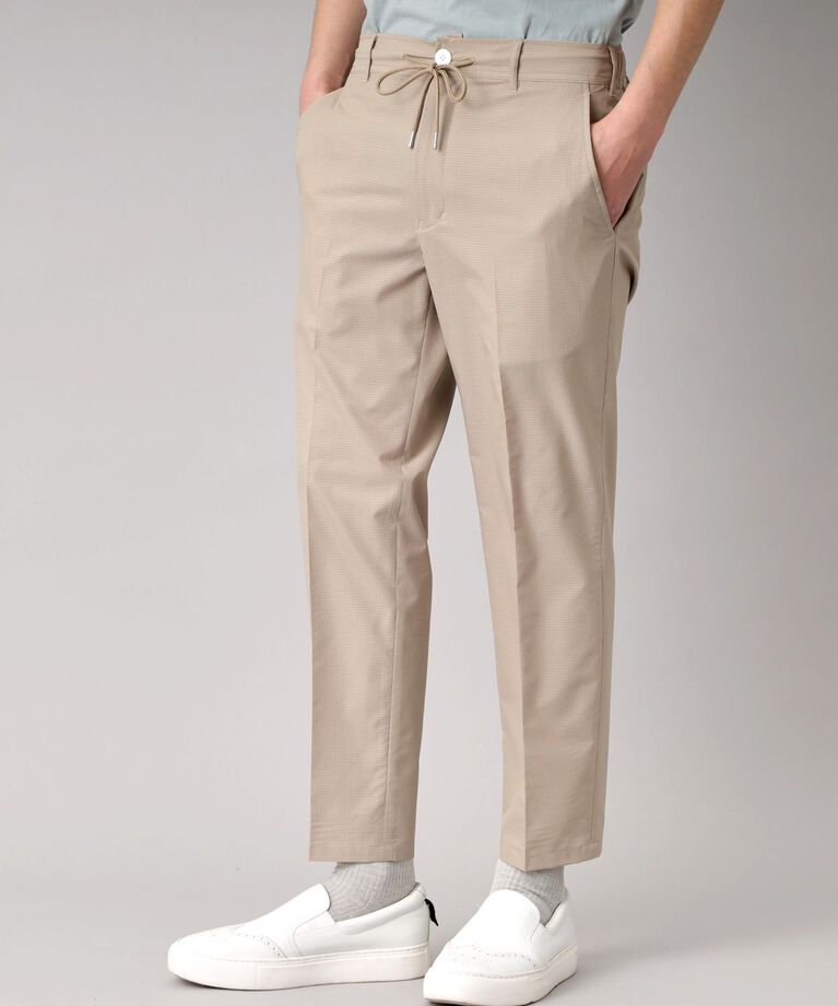 DRESSTERIOR「【セットアップ可/撥水性/UVカット/Safari5月号掲載】COOL DOTS イージーパンツ」|その他|ベージュ(052)