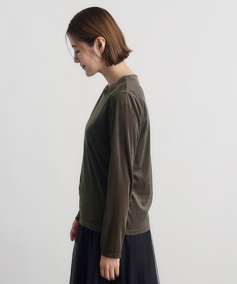 grove「シアーカットベロアロンT」|Tシャツ・カットソー|