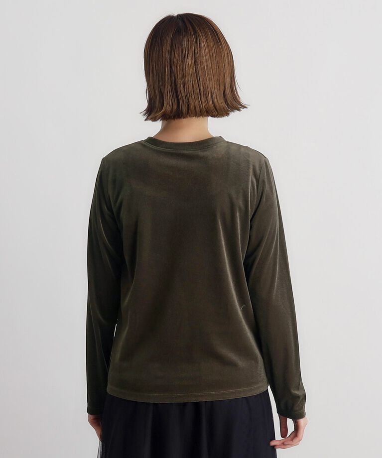 grove「シアーカットベロアロンT」|Tシャツ・カットソー|