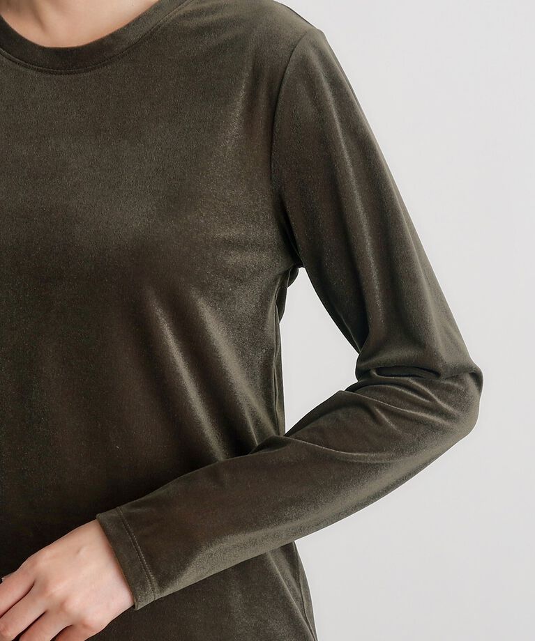 grove「シアーカットベロアロンT」|Tシャツ・カットソー|