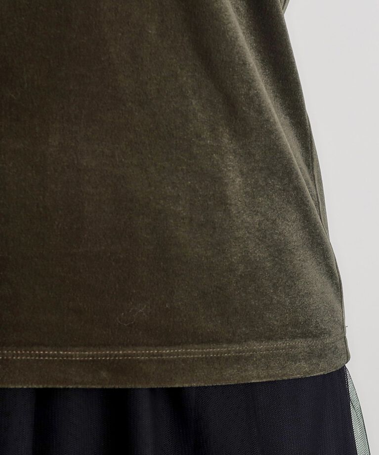 grove「シアーカットベロアロンT」|Tシャツ・カットソー|