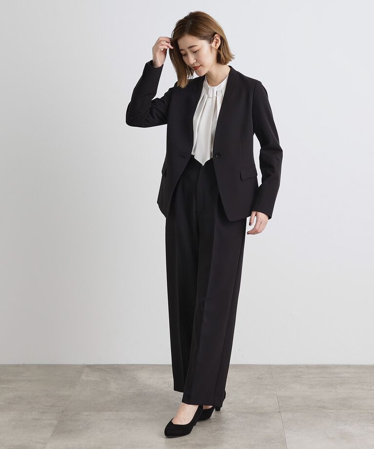 grove「【洗える】しなやかストレッチワイドパンツ」|その他|