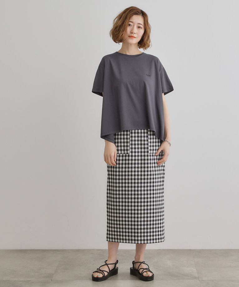 grove「【Lee×grove別注】HALF SLEEVE FLARE T-SHIRTS」|Tシャツ・カットソー|