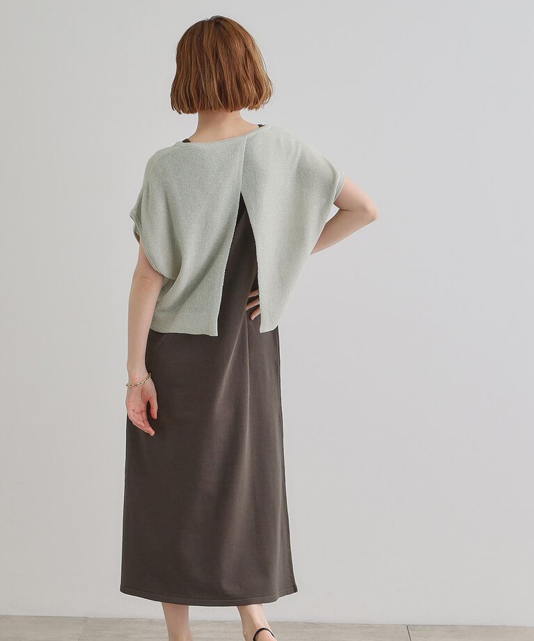 grove「ラメベスト×ニットワンピースSET」|ワンピース|