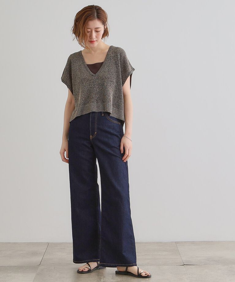 grove「ラメベスト×ニットワンピースSET」|ワンピース|