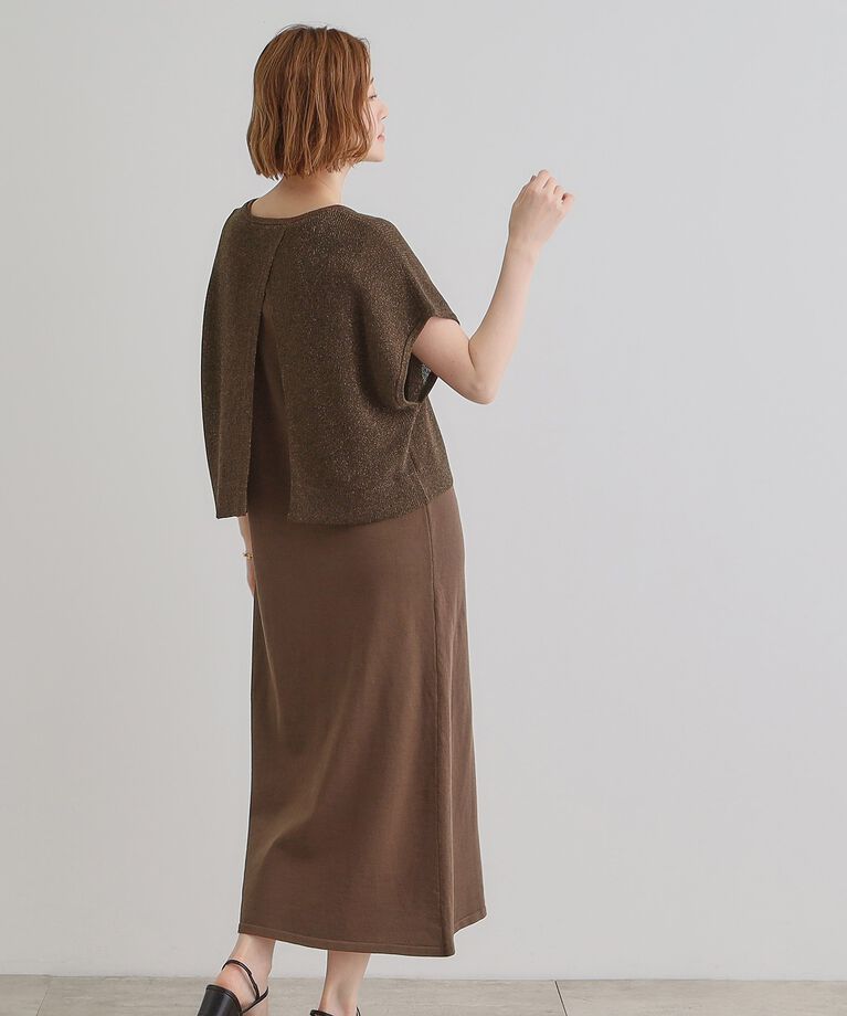 grove「ラメベスト×ニットワンピースSET」|ワンピース|
