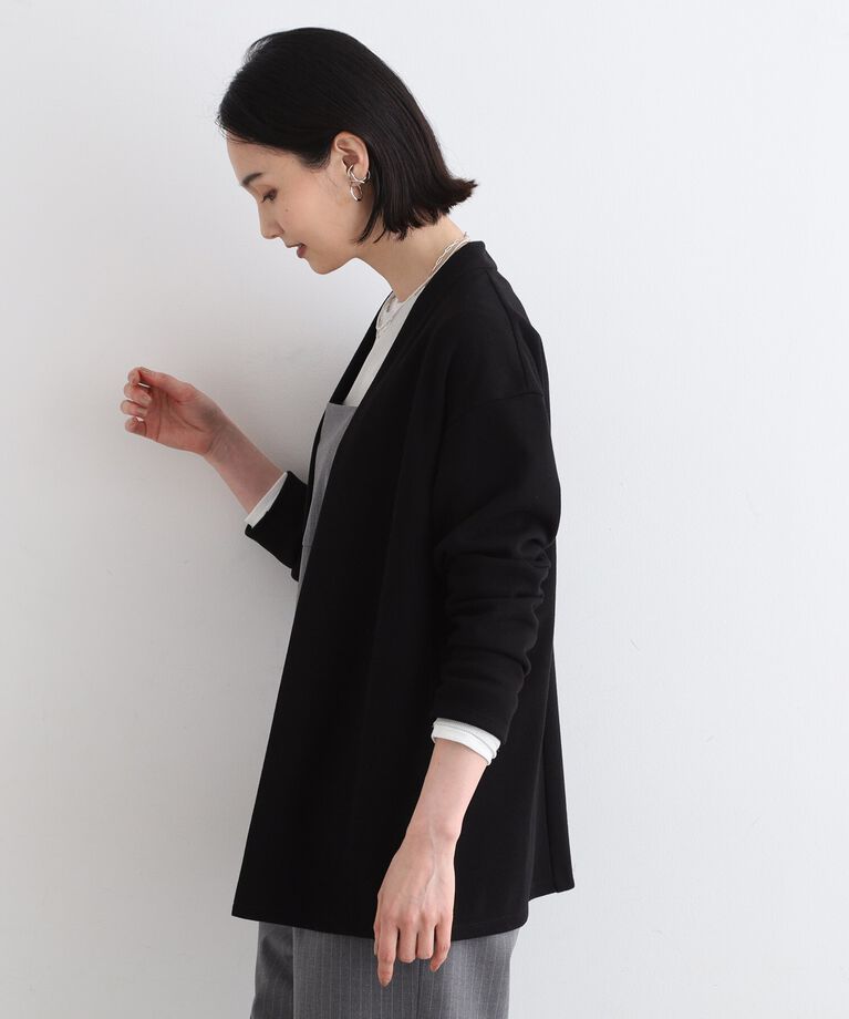 INDIVI「【洗える／UVケア／SETUP可能】ライトジャージカーディガン」|カーディガン|