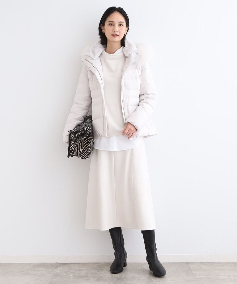 INDIVI「【名品／撥水／抗菌防臭】ショート リサイクルダウンコート」|ダウン|