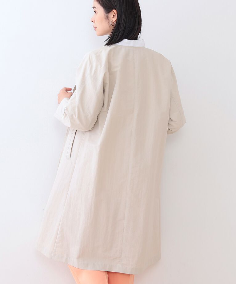 INDIVI「春SALE！【撥水／UVケア／軽量】トレンチ風ロングコート」|トレンチコート|