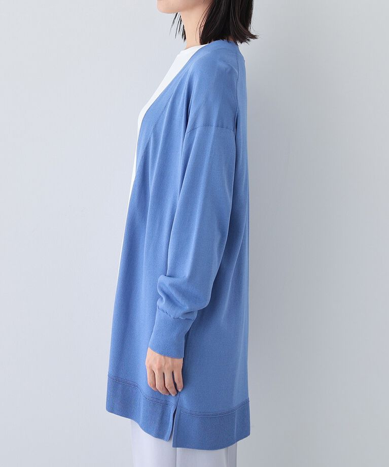 INDIVI「春SALE！【洗える／肌触り◎】ミニマムデザイン ニットカーディガン」|カーディガン|