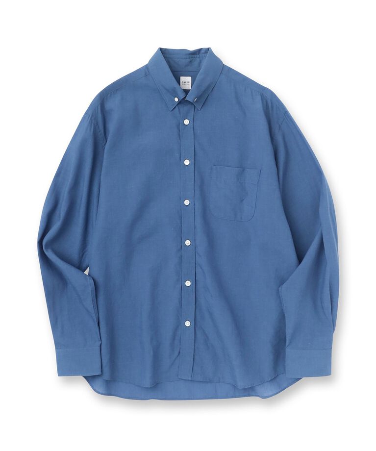 TAKEO KIKUCHI「【Made in JAPAN】タブカラー スラブローン 長袖シャツ」|シャツ・ブラウス|