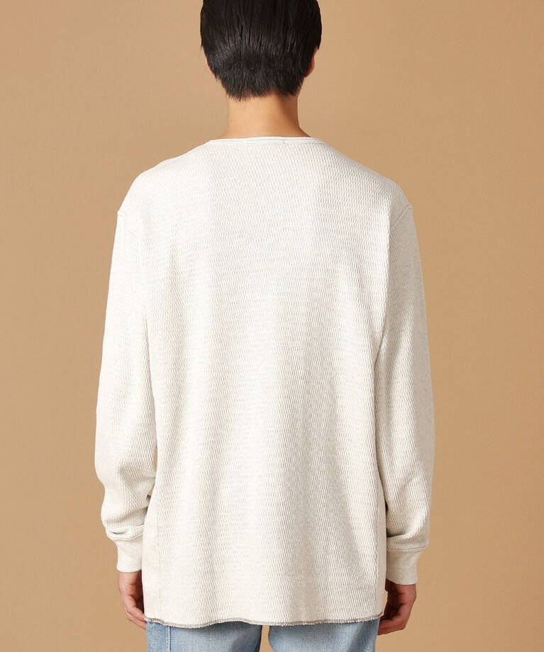 40CARATS&525「【Made in JAPAN】サーマル 長袖ジャージプルオーバー」|Tシャツ・カットソー|