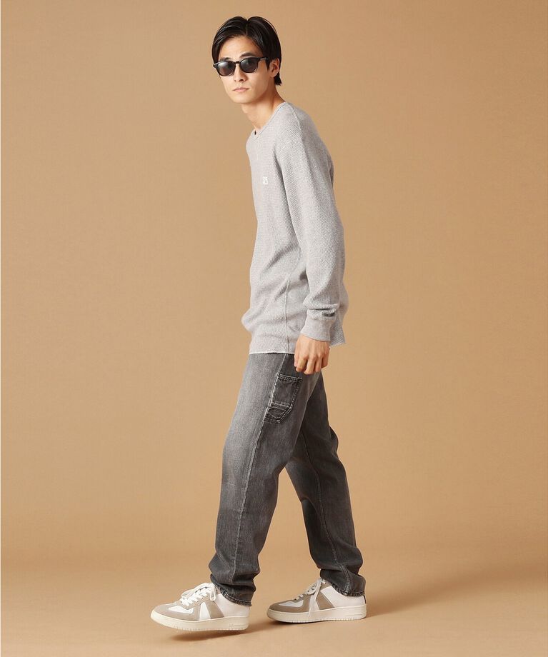 40CARATS&525「【Made in JAPAN】サーマル 長袖ジャージプルオーバー」|Tシャツ・カットソー|