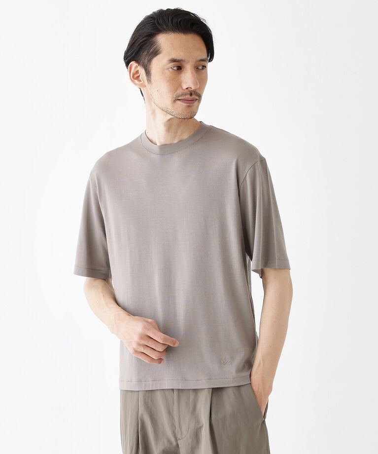 TAKEO KIKUCHI「【THE FLAGSHIP】メリノウール天竺Tシャツ」|Tシャツ・カットソー|トープ(054)