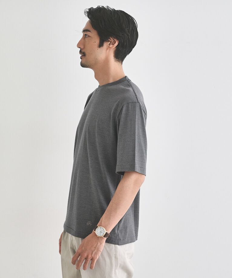 TAKEO KIKUCHI「【THE FLAGSHIP】メリノウール天竺Tシャツ」|Tシャツ・カットソー|