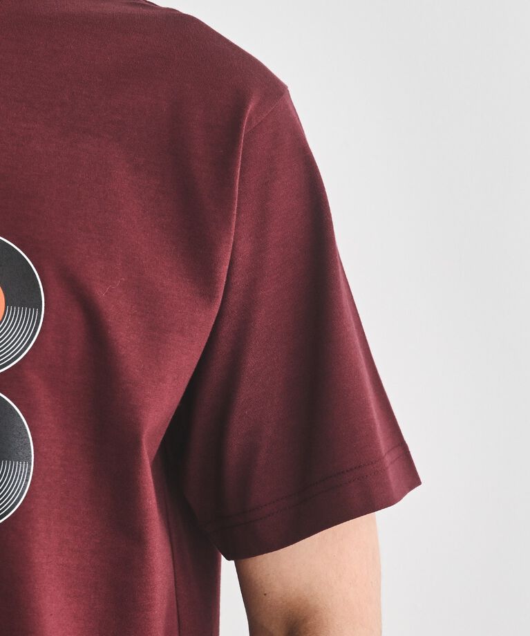 TAKEO KIKUCHI「レコードプリント 天竺 Tシャツ」|Tシャツ・カットソー|
