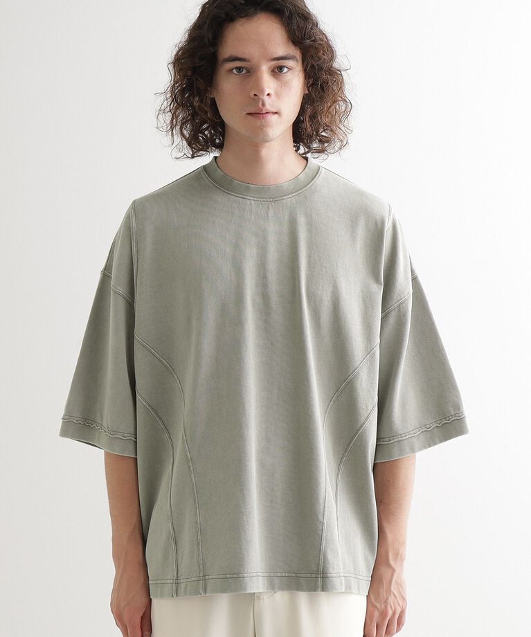 tk.TAKEO KIKUCHI「ヴィンテージクロップドTシャツ/ヴィンテージライク/半袖Tシャツ」|Tシャツ・カットソー|