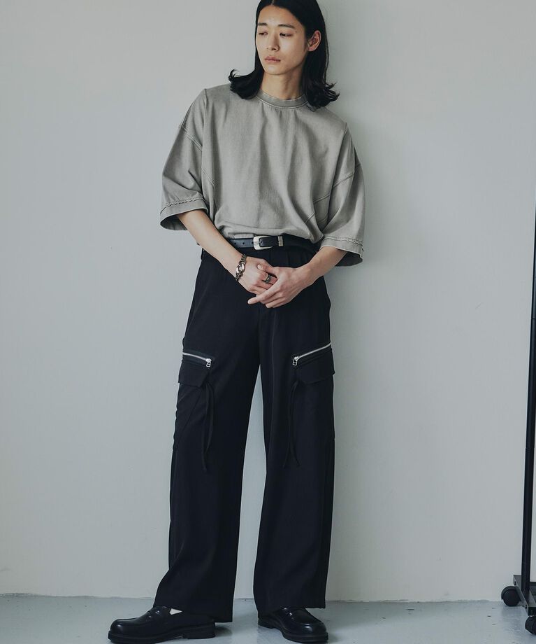 tk.TAKEO KIKUCHI「ヴィンテージクロップドTシャツ/ヴィンテージライク/半袖Tシャツ」|Tシャツ・カットソー|