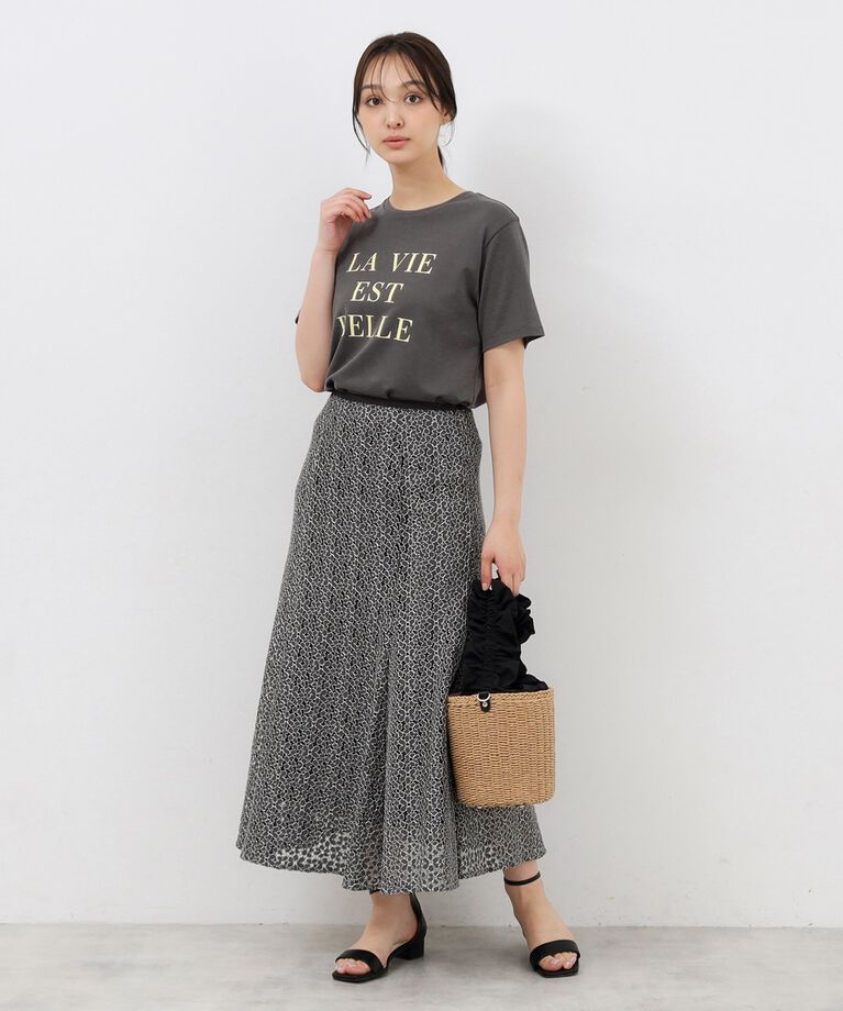 index「UV シルケットスムースロゴTシャツ【接触冷感/洗濯機洗い可】」|Tシャツ・カットソー|