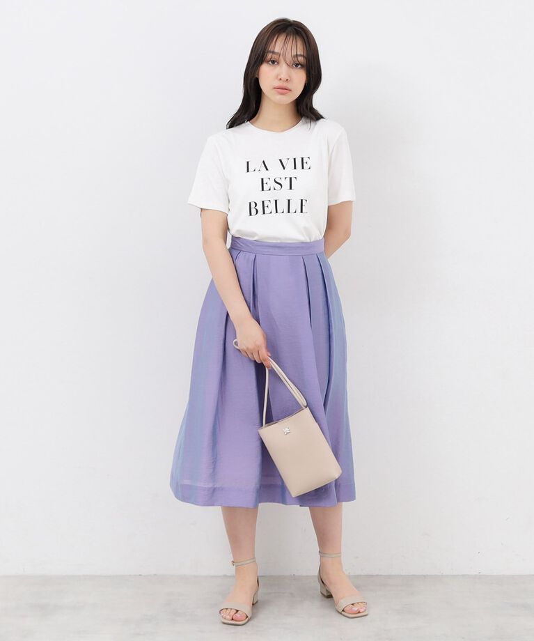 index「UV シルケットスムースロゴTシャツ【接触冷感/洗濯機洗い可】」|Tシャツ・カットソー|