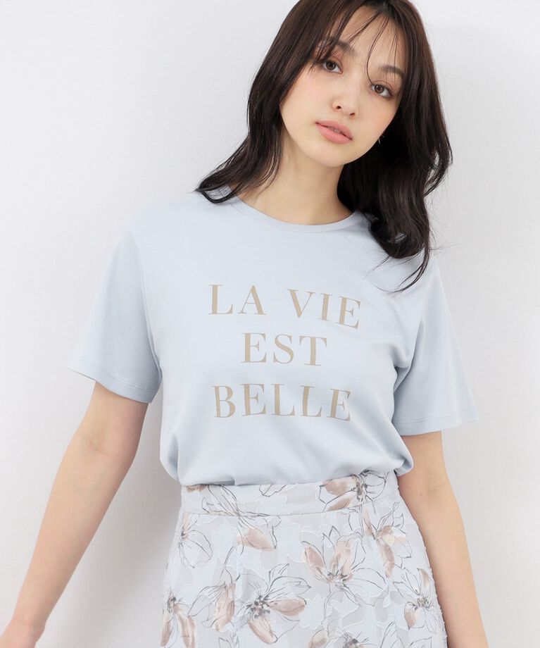 index「UV シルケットスムースロゴTシャツ【接触冷感/洗濯機洗い可】」|Tシャツ・カットソー|