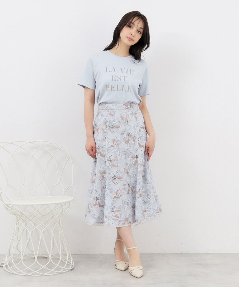 index「UV シルケットスムースロゴTシャツ【接触冷感/洗濯機洗い可】」|Tシャツ・カットソー|